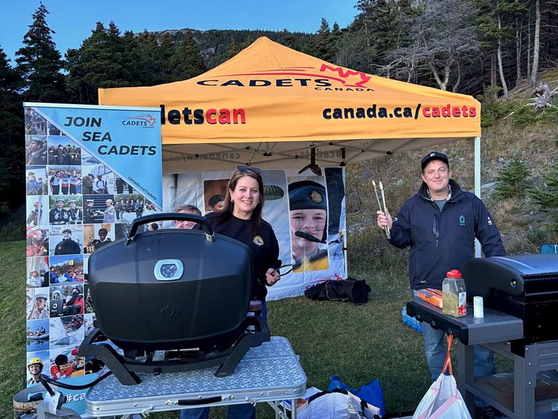 166 Fort Townshend Sea Cadets BBQ at the Cadets tent, Topsail Beach