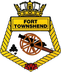166 Fort Townshend crest
